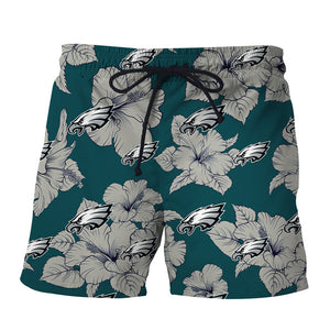 Philadelphia Eagles Tropical Floral Shorts