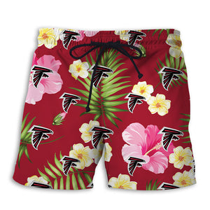 Atlanta Falcons Summer Floral Shorts