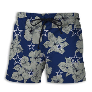 Dallas Cowboys Tropical Floral Shorts