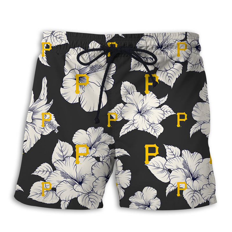 Pittsburgh Pirates Tropical Floral Shorts
