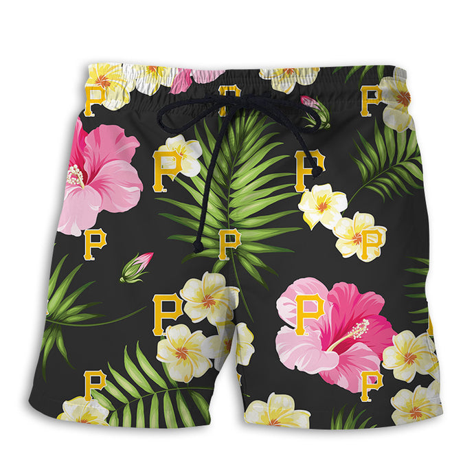Pittsburgh Pirates Summer Floral Shorts