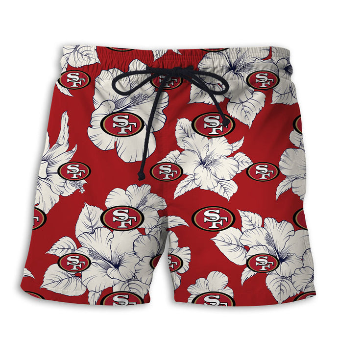 San Francisco 49ers Tropical Floral Shorts