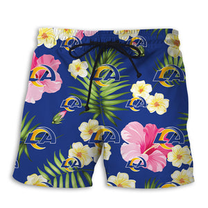Los Angeles Rams Summer Floral Shorts