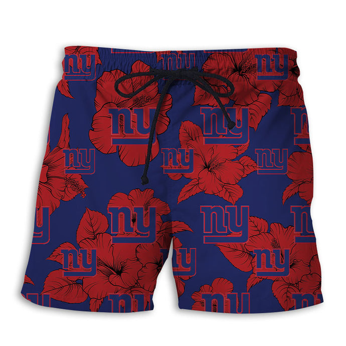 New York Giants Tropical Floral Shorts