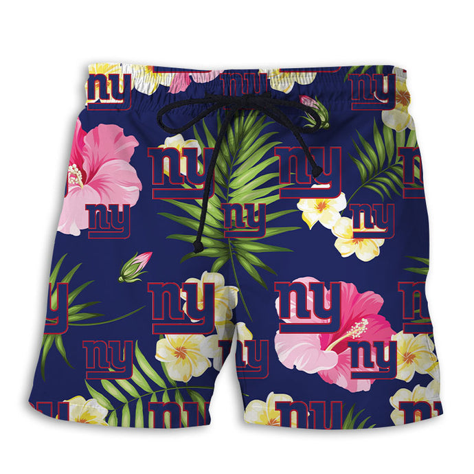 New York Giants Summer Floral Shorts