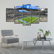 Load image into Gallery viewer, Los Angeles Chargers Stadium Wall Canvas 1