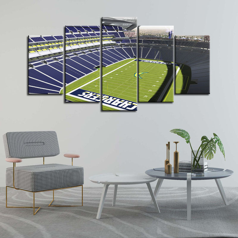Los Angeles Chargers Stadium Wall Canvas 6