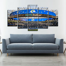 Load image into Gallery viewer, Los Angeles Rams Stadium Wall Canvas 5