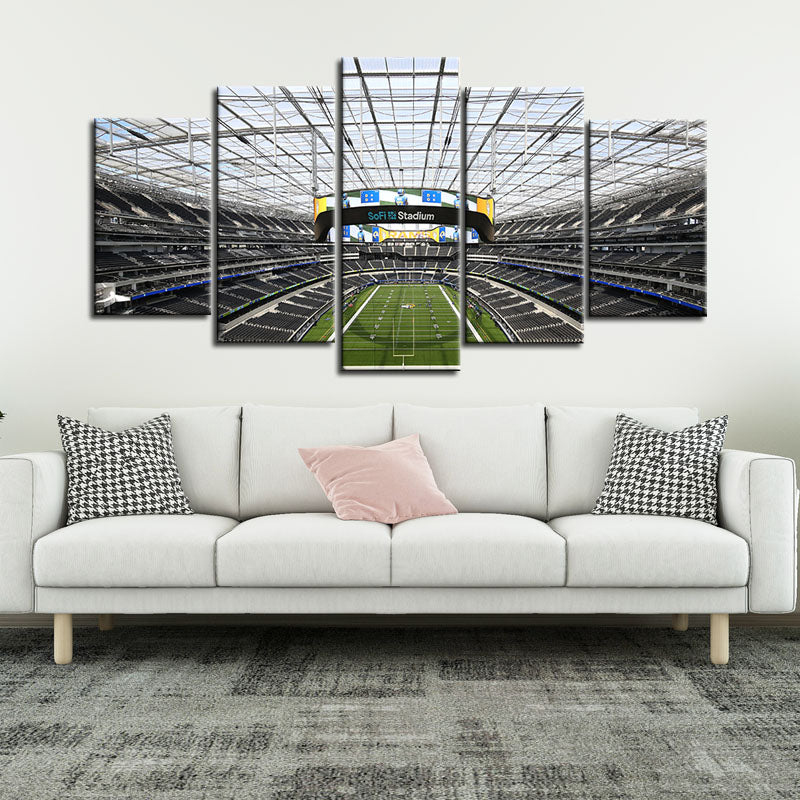 Los Angeles Rams Stadium Wall Canvas 9