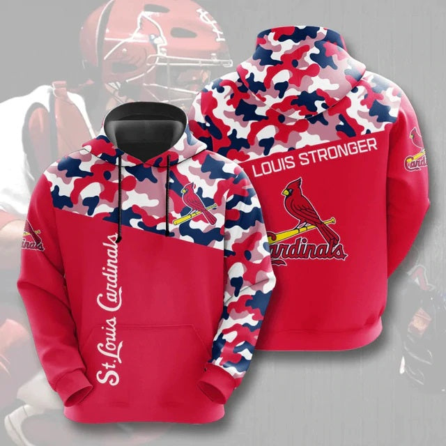 St Louis Cardinals Time To Fly Custom Camo Red Hoodie 3d - T-shirts Low  Price