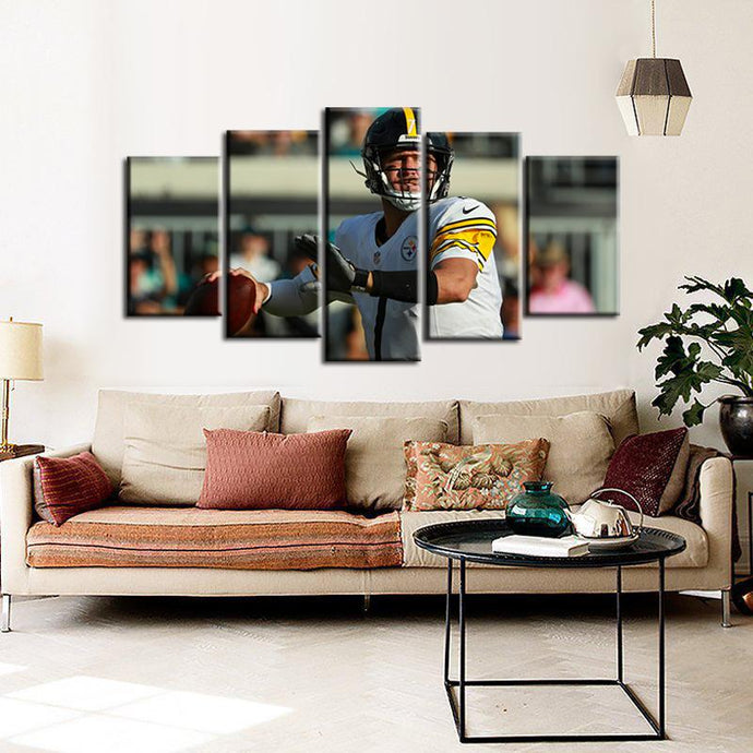 Ben Roethlisberger Pittsburgh Steelers 5 Pieces Painting Canvas