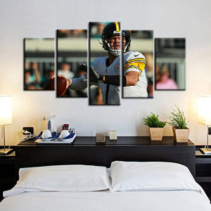 Ben Roethlisberger Pittsburgh Steelers Wall Canvas 1