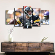 Load image into Gallery viewer, Ben Roethlisberger Pittsburgh Steelers Wall Canvas