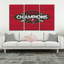 Load image into Gallery viewer, Tampa Bay Buccaneers Superbowl Champion Wall Canvas