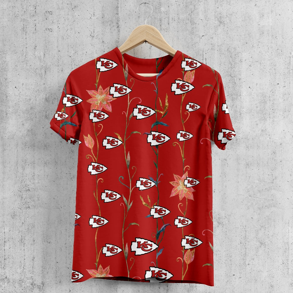 Kansas City Chiefs Long Leaves T-Shirt