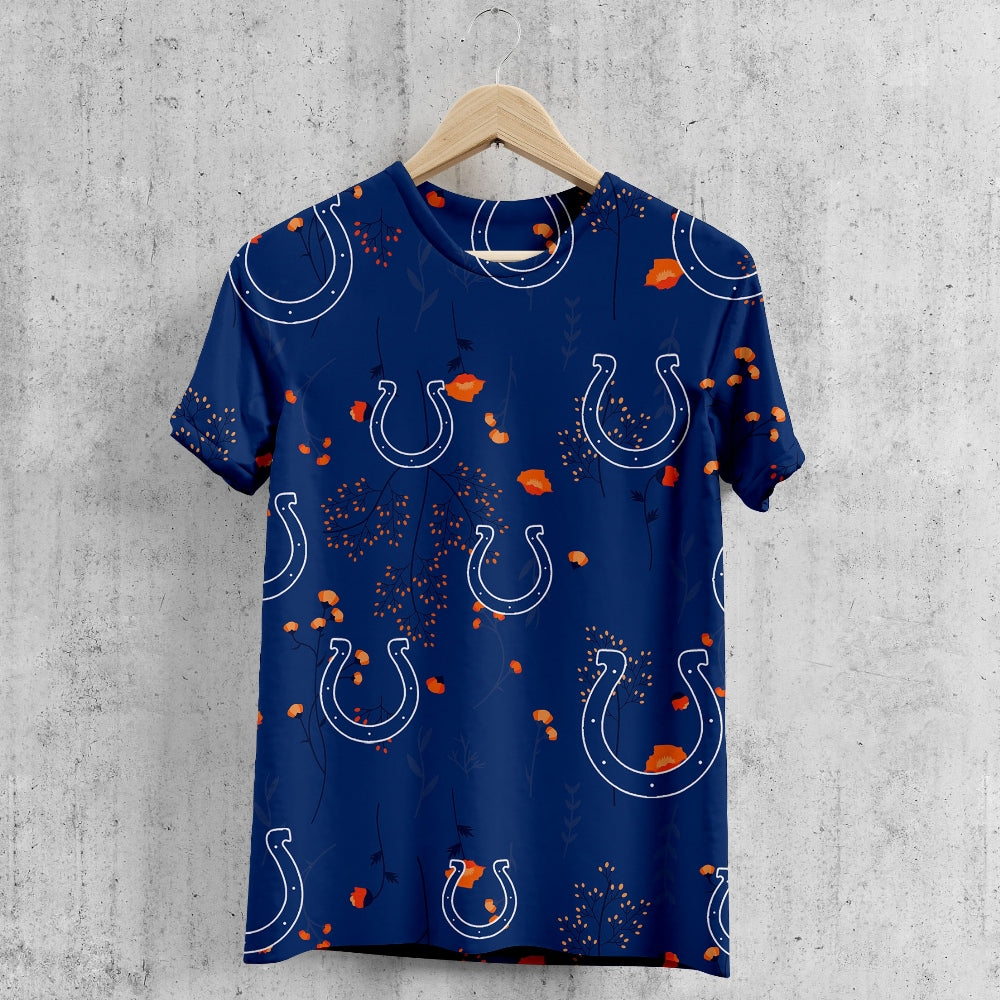 Indianapolis Colts Summer Leaves T-Shirt