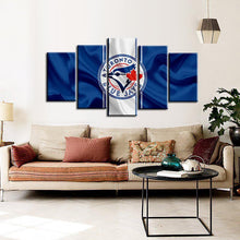 Load image into Gallery viewer, Toronto Blue Jays Fabric Flag Canvas