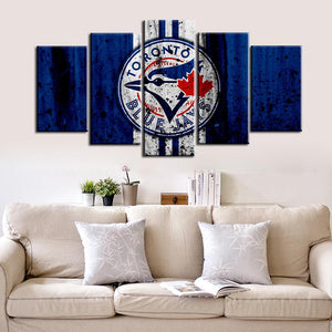Toronto Blue Jays Rough Look Canvas