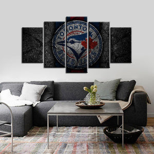 Toronto Blue Jays Rock Style Canvas