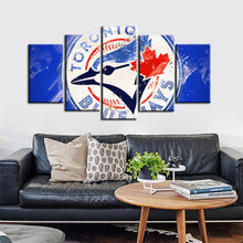 Load image into Gallery viewer, Toronto Blue Jays Paint Splash Canvas