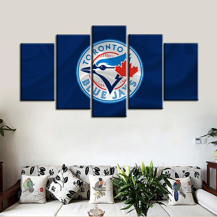 Toronto Blue Jays Fabric Look Canvas