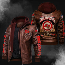 Load image into Gallery viewer, Tampa Bay Buccaneers Super Bowl Leather Jacket