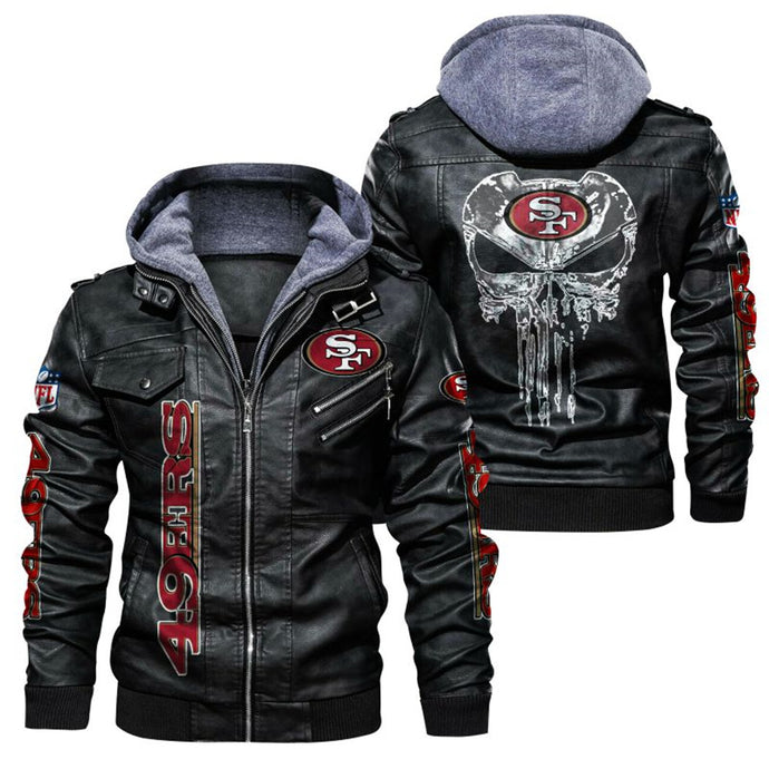 San Francisco 49ers Skull Leather Jacket