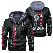 Load image into Gallery viewer, Atlanta Falcons From Father to Son Leather Jacket