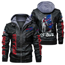 Load image into Gallery viewer, Buffalo Bills From Father to Son Leather Jacket