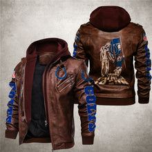 Load image into Gallery viewer, Indianapolis Colts From Father to Son Leather Jacket