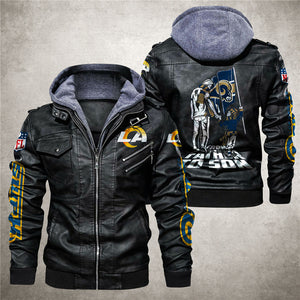 Los Angeles Rams From Father to Son Leather Jacket