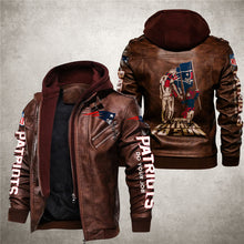 Load image into Gallery viewer, New England Patriots From Father to Son Leather Jacket