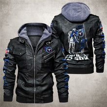 Load image into Gallery viewer, Tennessee Titans From Father to Son Leather Jacket