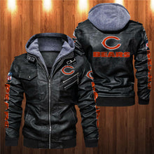 Load image into Gallery viewer, Chicago Bears Leather Jacket