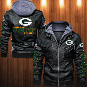 Green Bay Packers Leather Jacket