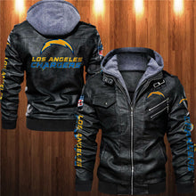 Load image into Gallery viewer, Los Angeles Chargers Leather Jacket