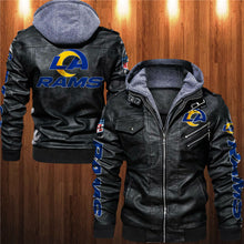 Load image into Gallery viewer, Los Angeles Rams Leather Jacket