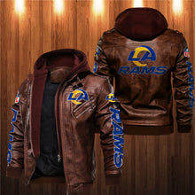 Load image into Gallery viewer, Los Angeles Rams Leather Jacket