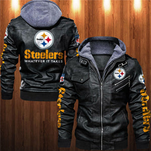 Pittsburgh Steelers Leather Jacket