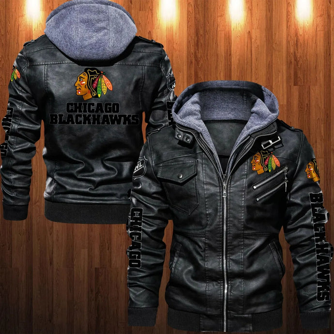 Chicago Blackhawks Leather Jacket