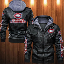 Load image into Gallery viewer, Montreal Canadiens Leather Jacket