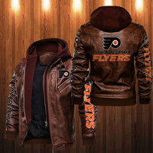 Load image into Gallery viewer, Philadelphia Flyers Leather Jacket