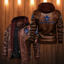Load image into Gallery viewer, Toronto Maple Leafs Leather Jacket