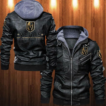 Load image into Gallery viewer, Vegas Golden Knights Leather Jacket