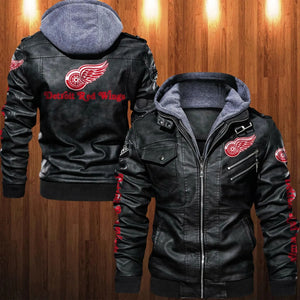 Detroit Red Wings Leather Jacket