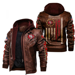 San Francisco 49ers Flag Leather Jacket