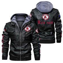Load image into Gallery viewer, Boston Red Sox Leather Jacket