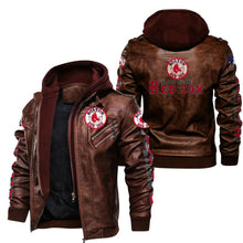Load image into Gallery viewer, Boston Red Sox Leather Jacket