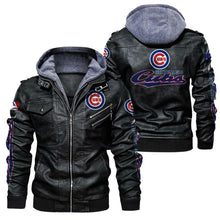 Load image into Gallery viewer, Chicago Cubs Leather Jacket