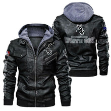 Load image into Gallery viewer, Chicago White Sox Leather Jacket